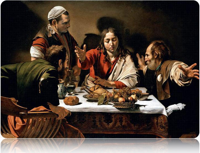 Wieczerza w Emaus, Michelangelo Merisi da Caravaggio