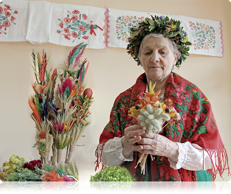 Za swoje rzemiosło pani Dominice w 2013 roku przyznano tytuł „Narodowego majstra Białorusi”
