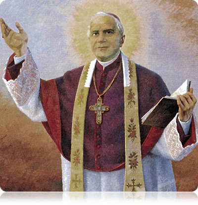 W ikonografii św. Józef Pelczar
przedstawiany jest w stroju biskupim.