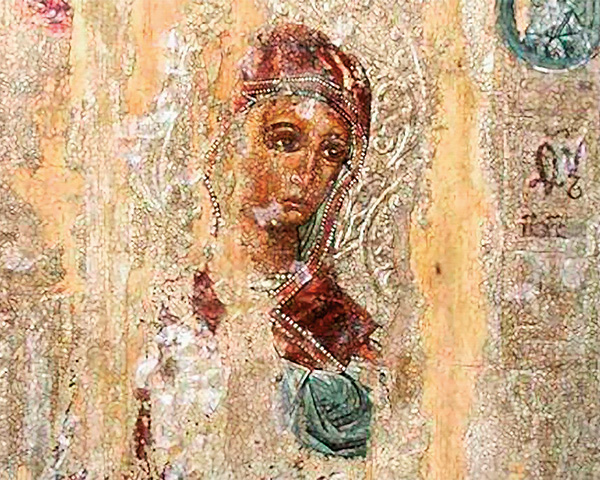 Ukraińska ikona Matki Bożej Hodegetrii ze zbioru Muzeów Watykańskich