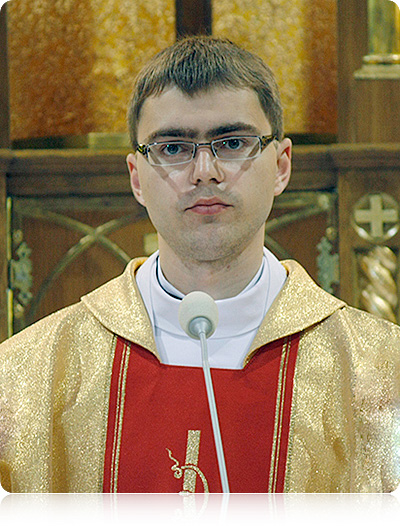 Ks. Cyryl Bordonow, sekretarz Kurii Archidiecezji Mińsko-Mohylewskiej