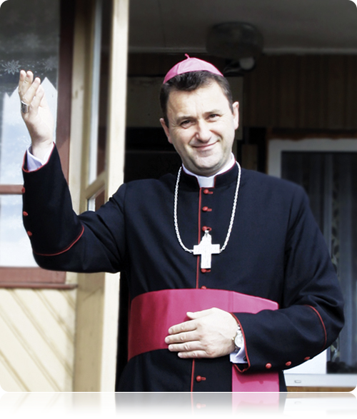 Biskup pomocniczy diecezji
Grodzieńskiej Józef Staniewski 