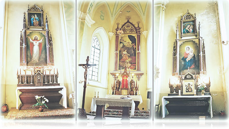 Ołtarze kościoła pw. św. Kazimierza