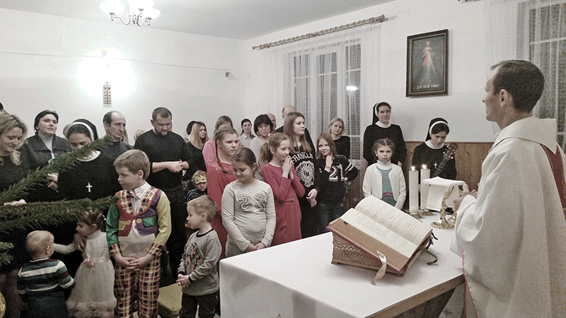 Rodziny z SNR obchodzą razem Sylwestra 
w klasztorze sióstr nazaretanek